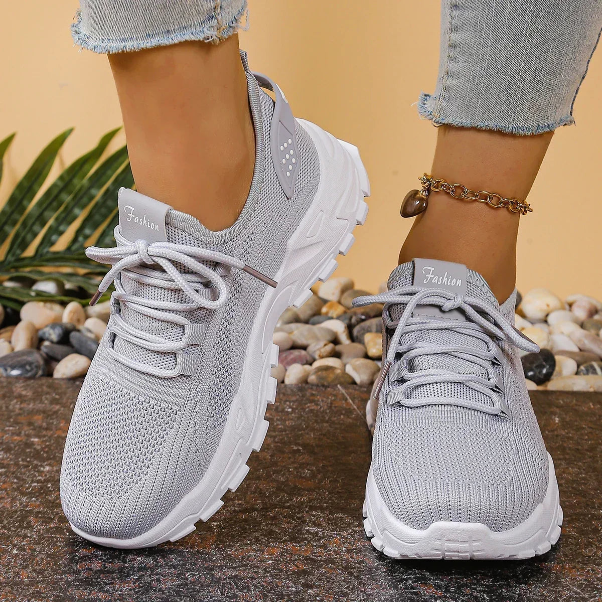 Celeste — Lightweight Platform Sneakers