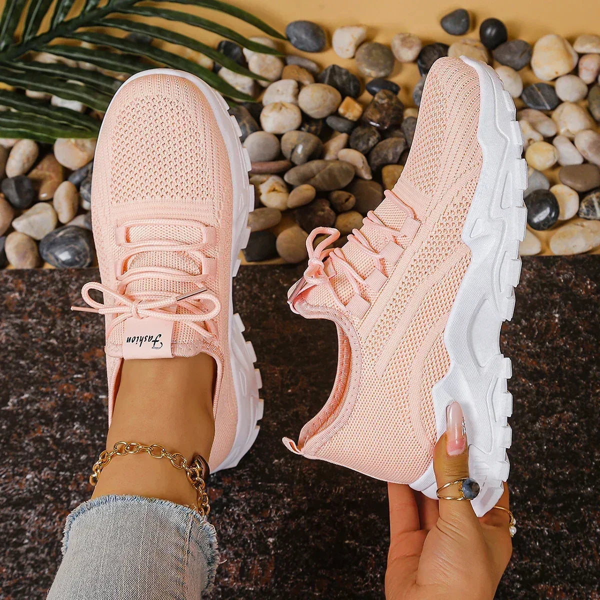 Celeste — Lightweight Platform Sneakers