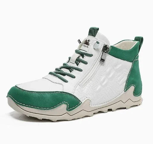 Wren — Mid-Top Side-Zip Sneakers