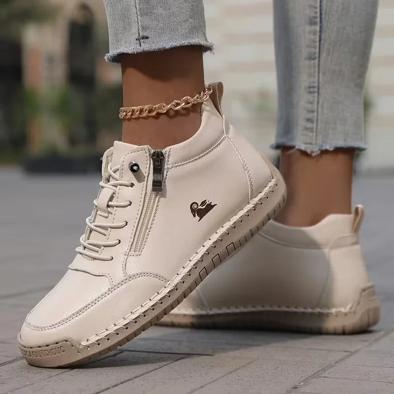 Noelle — Side-Zip Comfort Sneakers