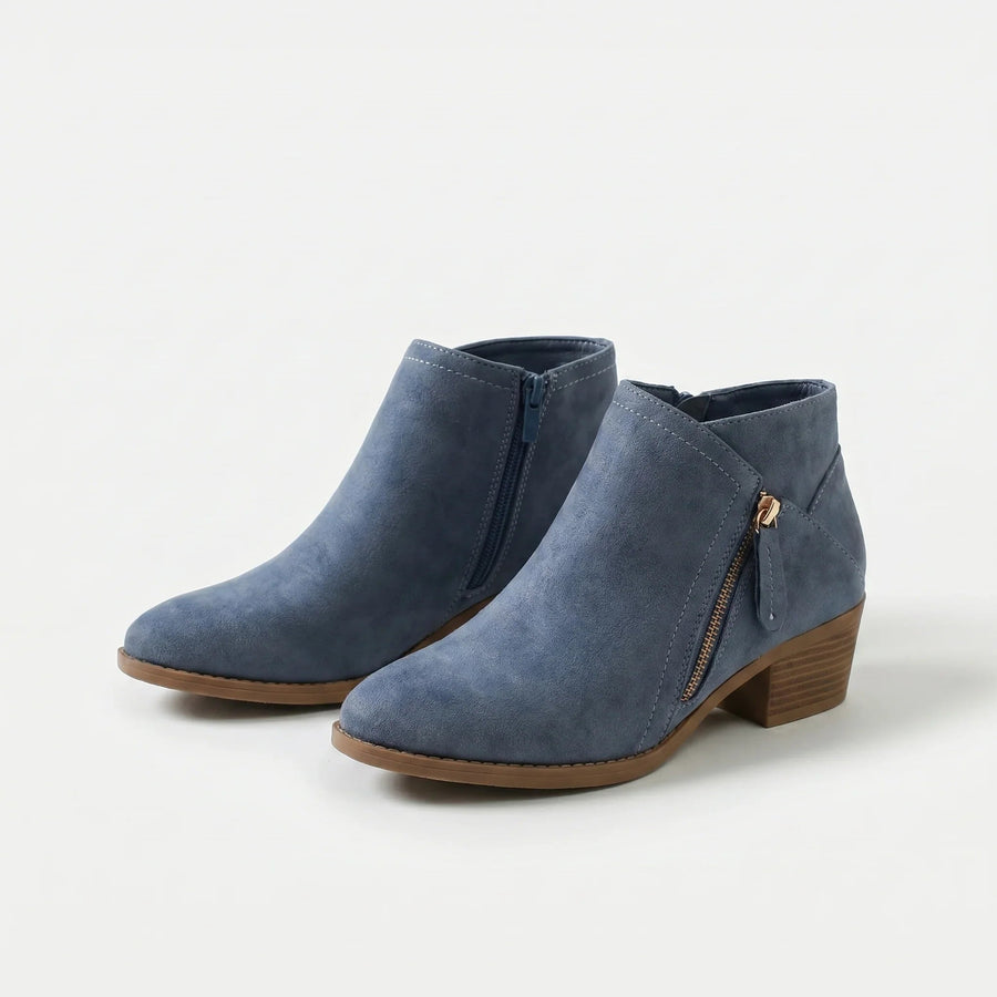 Thea — Waterproof Side-Zip Ankle Boots