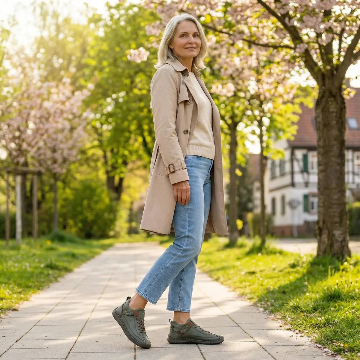 Marina — Slip-On Knit Comfort Sneakers