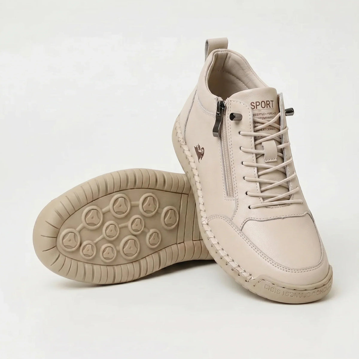 Noelle — Side-Zip Comfort Sneakers