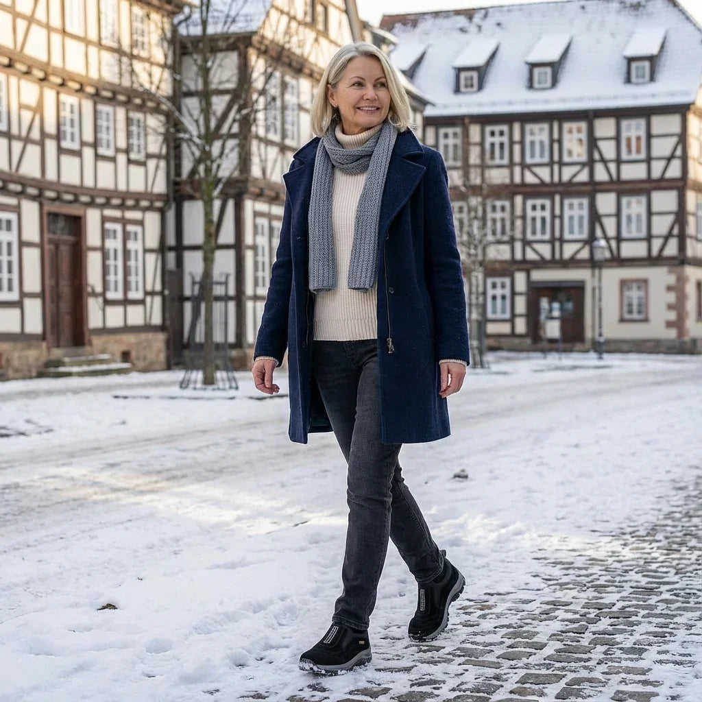 Daphne — Water-Resistant Wide-Toe Walking Shoes