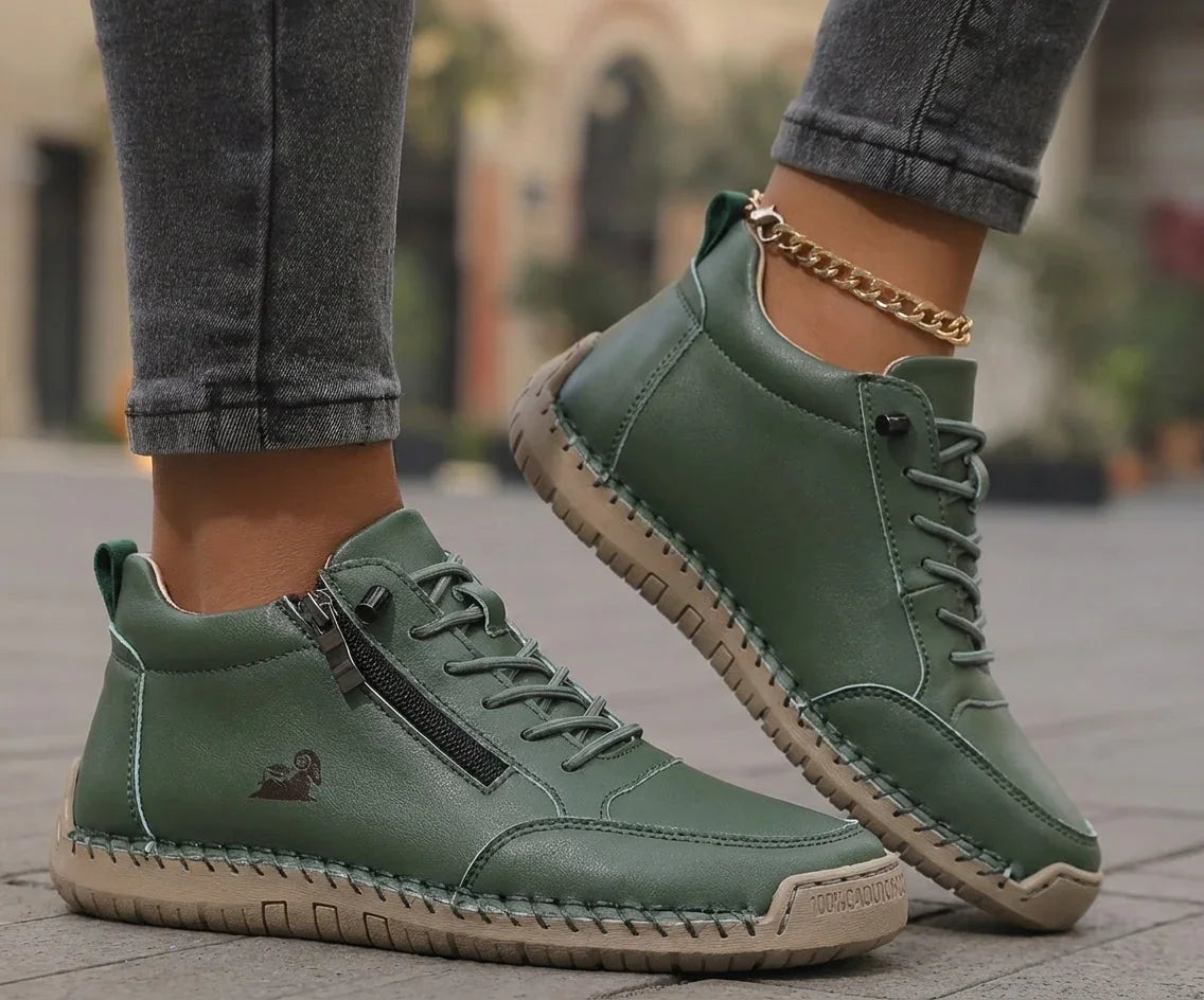 Noelle — Side-Zip Comfort Sneakers