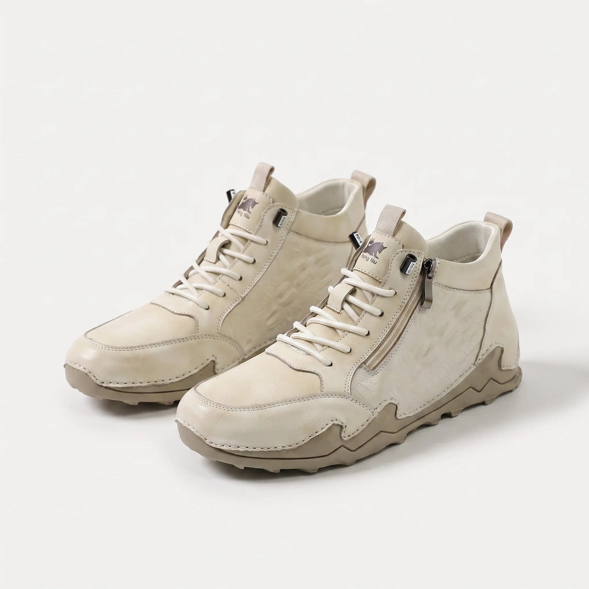 Wren — Mid-Top Side-Zip Sneakers