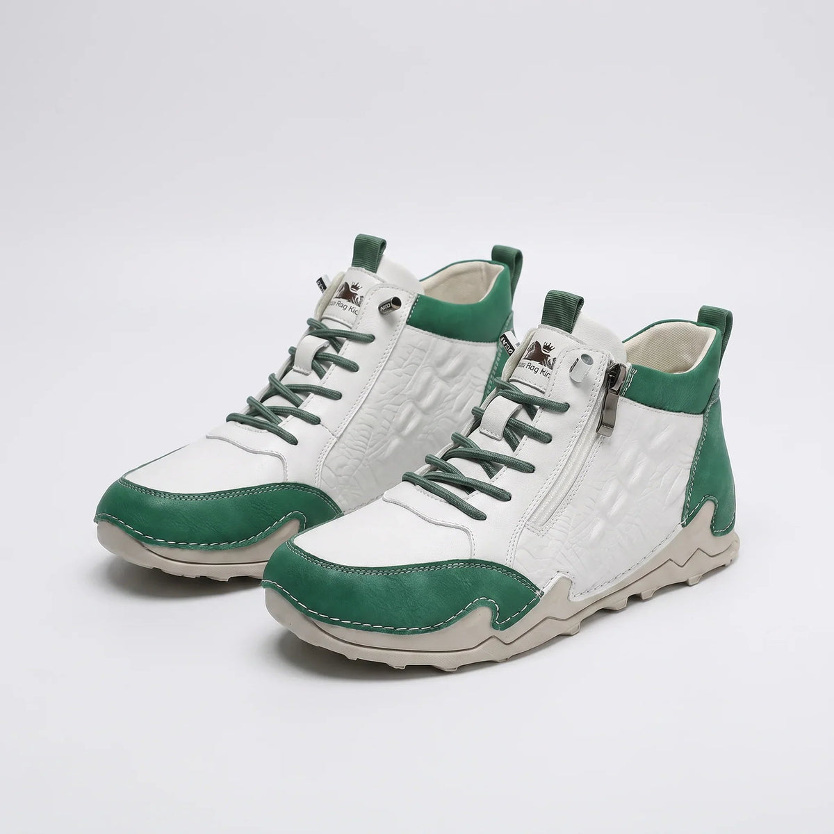Wren — Mid-Top Side-Zip Sneakers