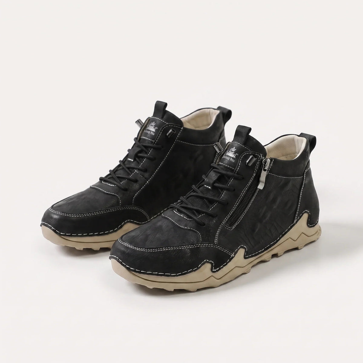 Wren — Mid-Top Side-Zip Sneakers