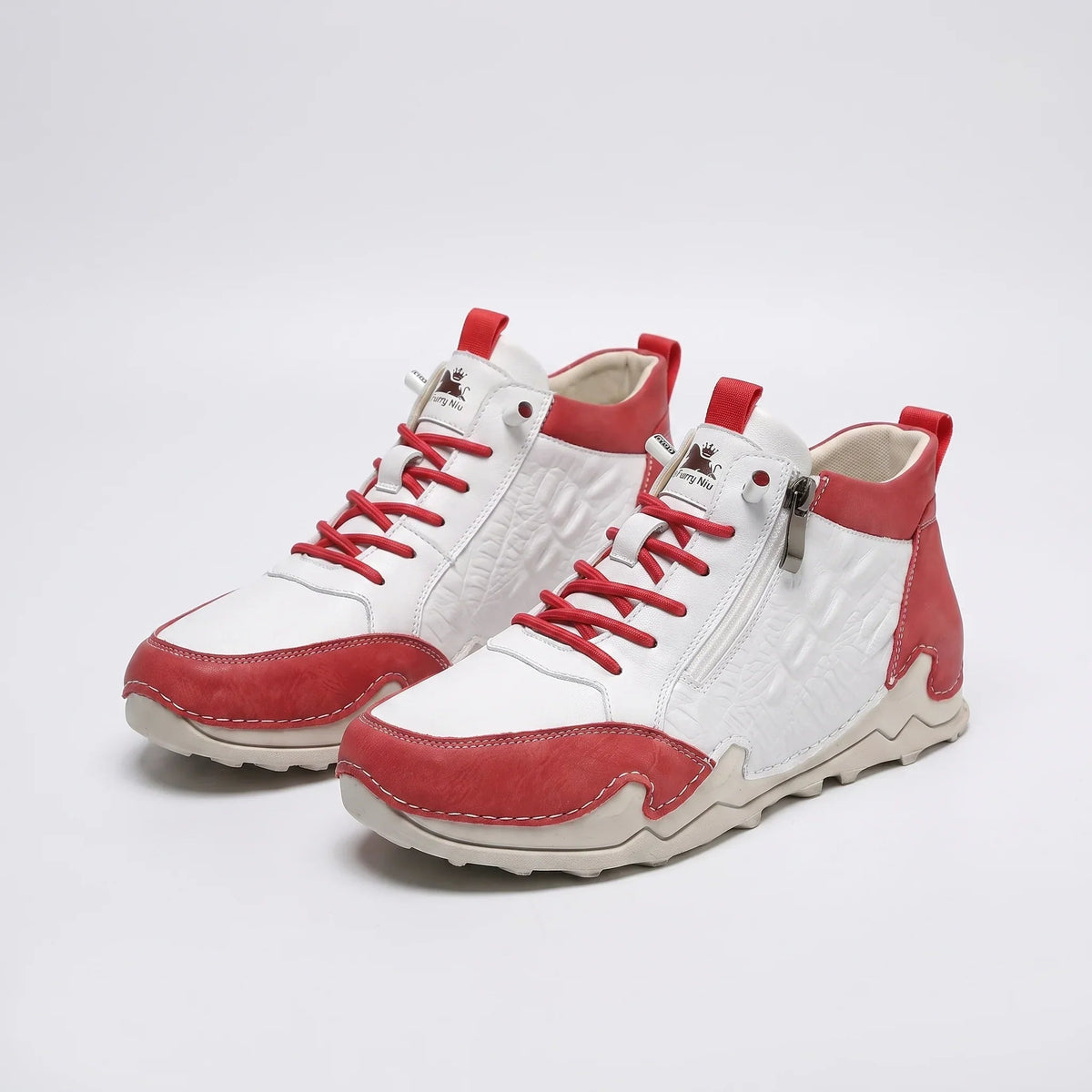 Wren — Mid-Top Side-Zip Sneakers