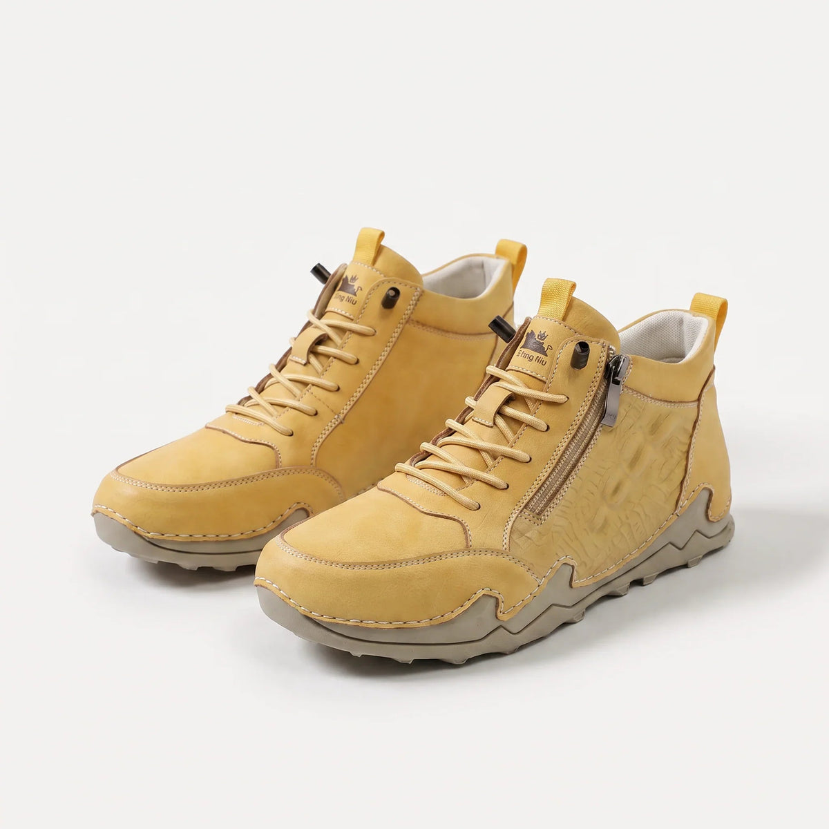 Wren — Mid-Top Side-Zip Sneakers