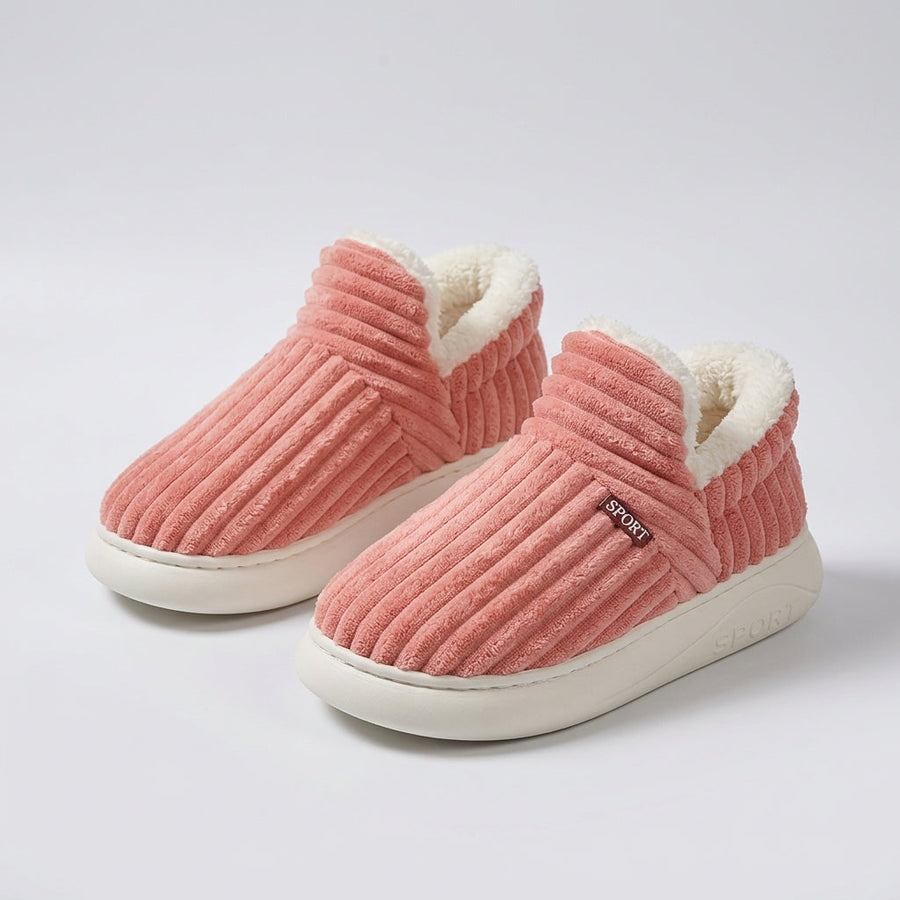 Maren — Stretch-Knit Fleece-Lined Slippers