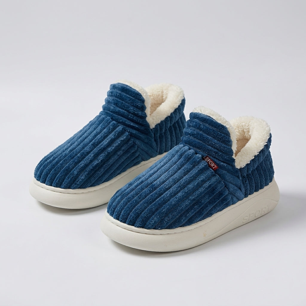 Maren — Stretch-Knit Fleece-Lined Slippers