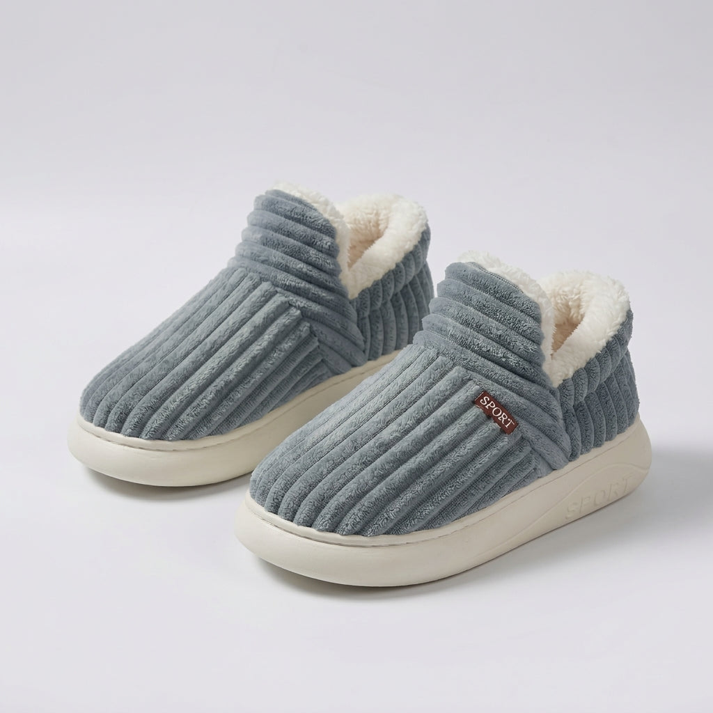 Maren — Stretch-Knit Fleece-Lined Slippers